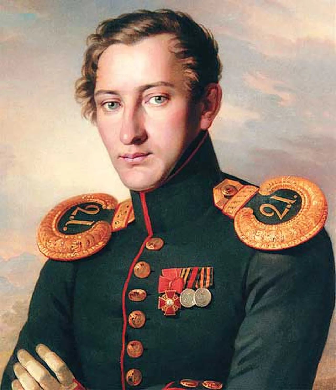 Porträt von Demyan Alexandrovich Iskritskiy (1803–1831) – Gedenkseite