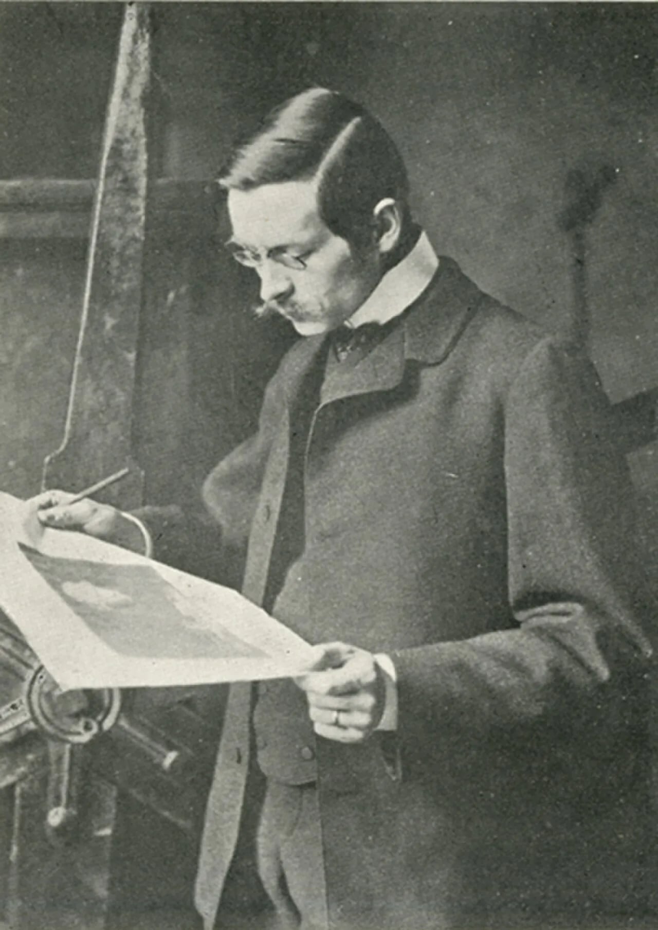 Portrait of Walter Conz (1872–1947) – memorial page