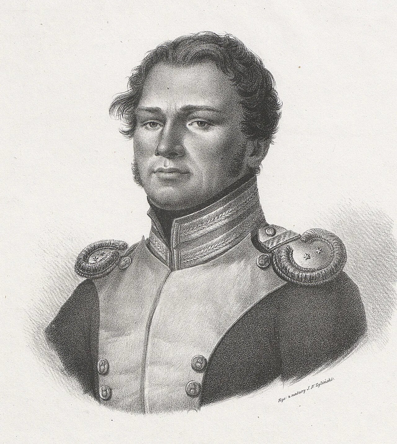 Porträt von Piotr Wysocki (1797–1875) – Gedenkseite