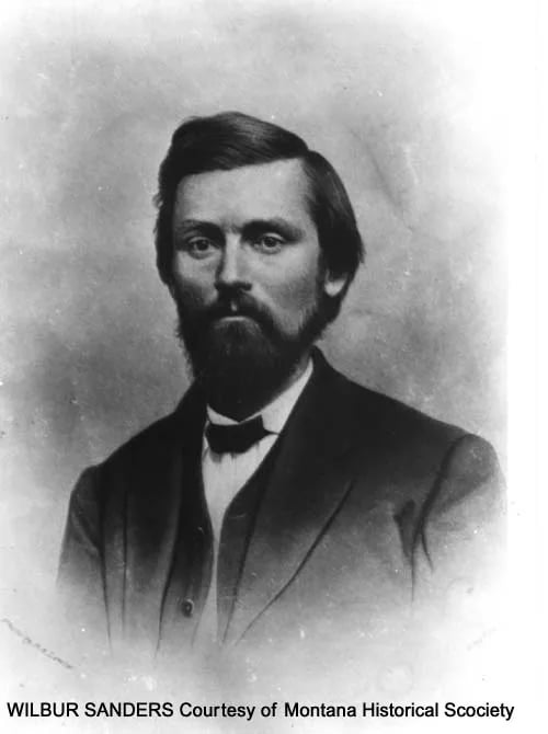 Porträt von Wilbur F. Sanders (1834–1905) – Gedenkseite