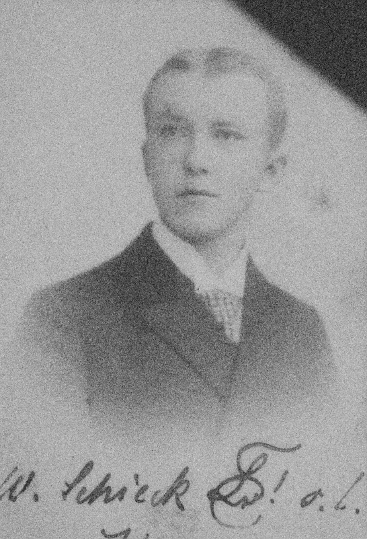 Portrait of Walther Schieck (1874–1946) – memorial page