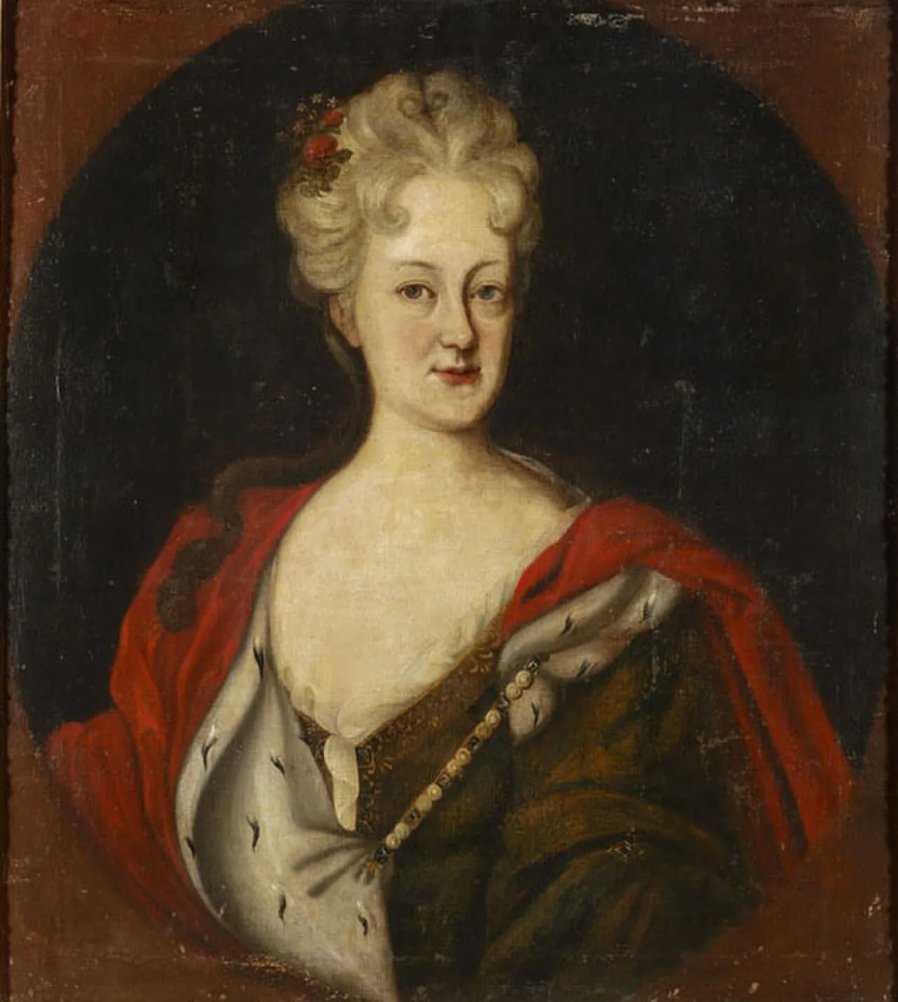 Porträt von Elisabeth Juliana Franziska von Hessen-Homburg (1681–1707) – Gedenkseite