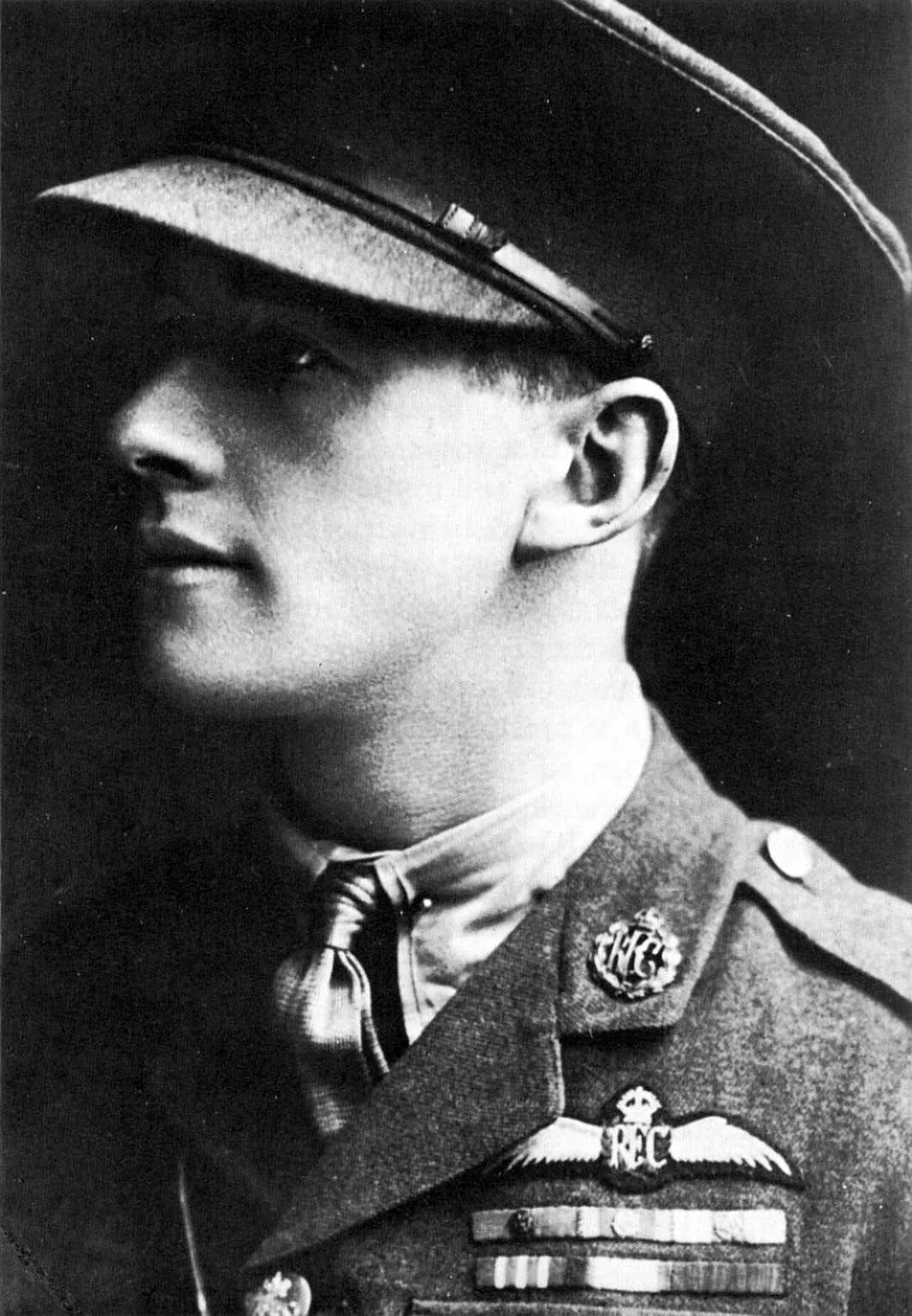 Porträt von James McCudden (1895–1918) – Gedenkseite