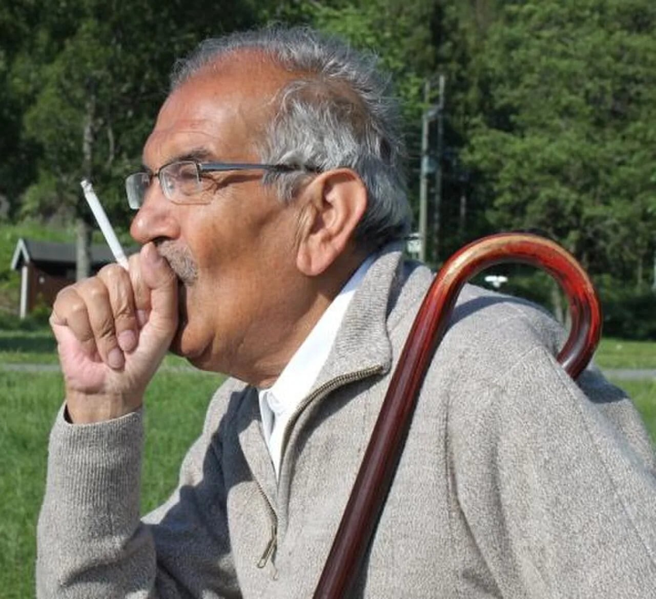 Portrait of Wasef Bakhtari (1943–2023) – memorial page