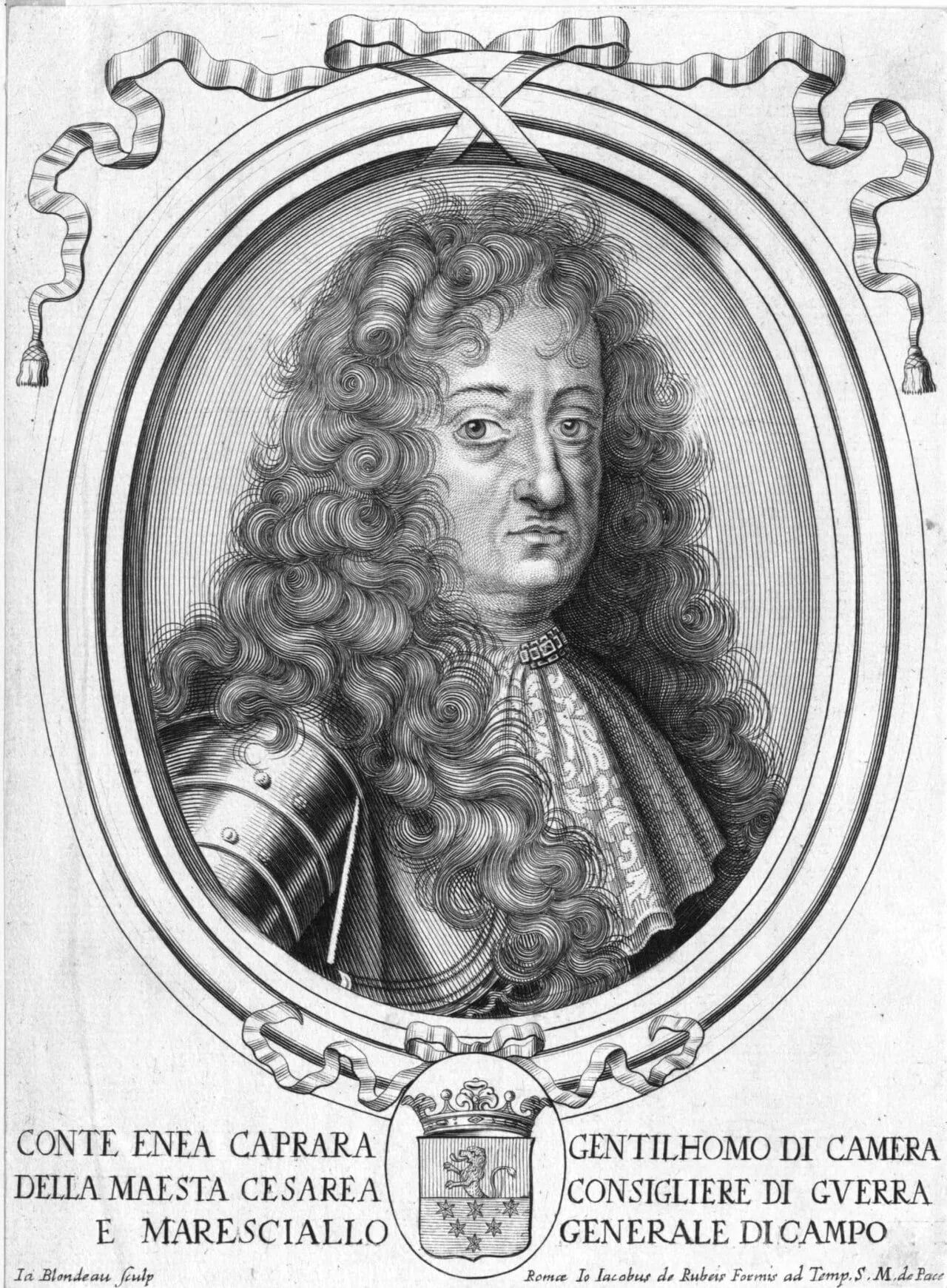 Portrait of Aeneas Antonius von Caprara (1631–1701) – memorial page