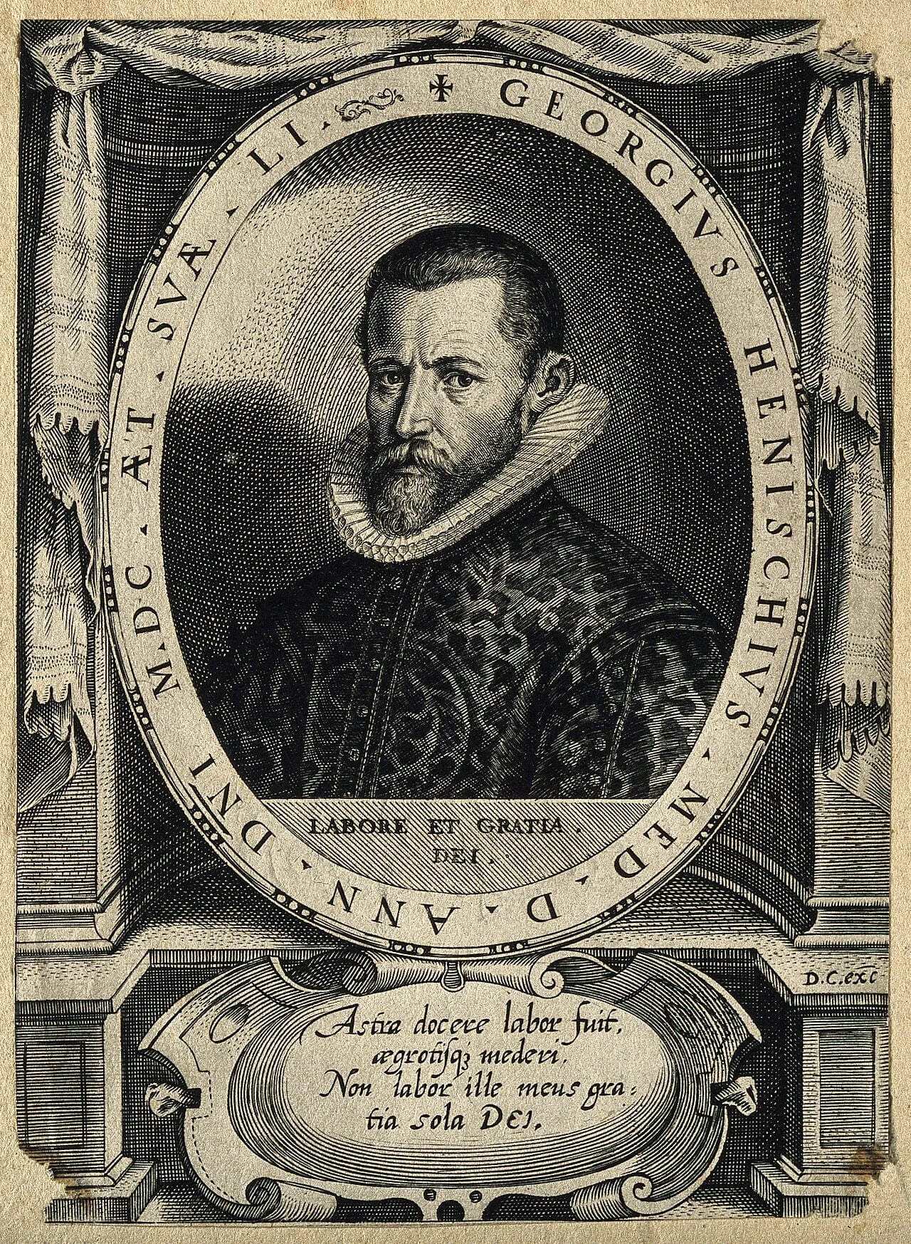 Portrait of Georg Henisch (1549–1618) – memorial page