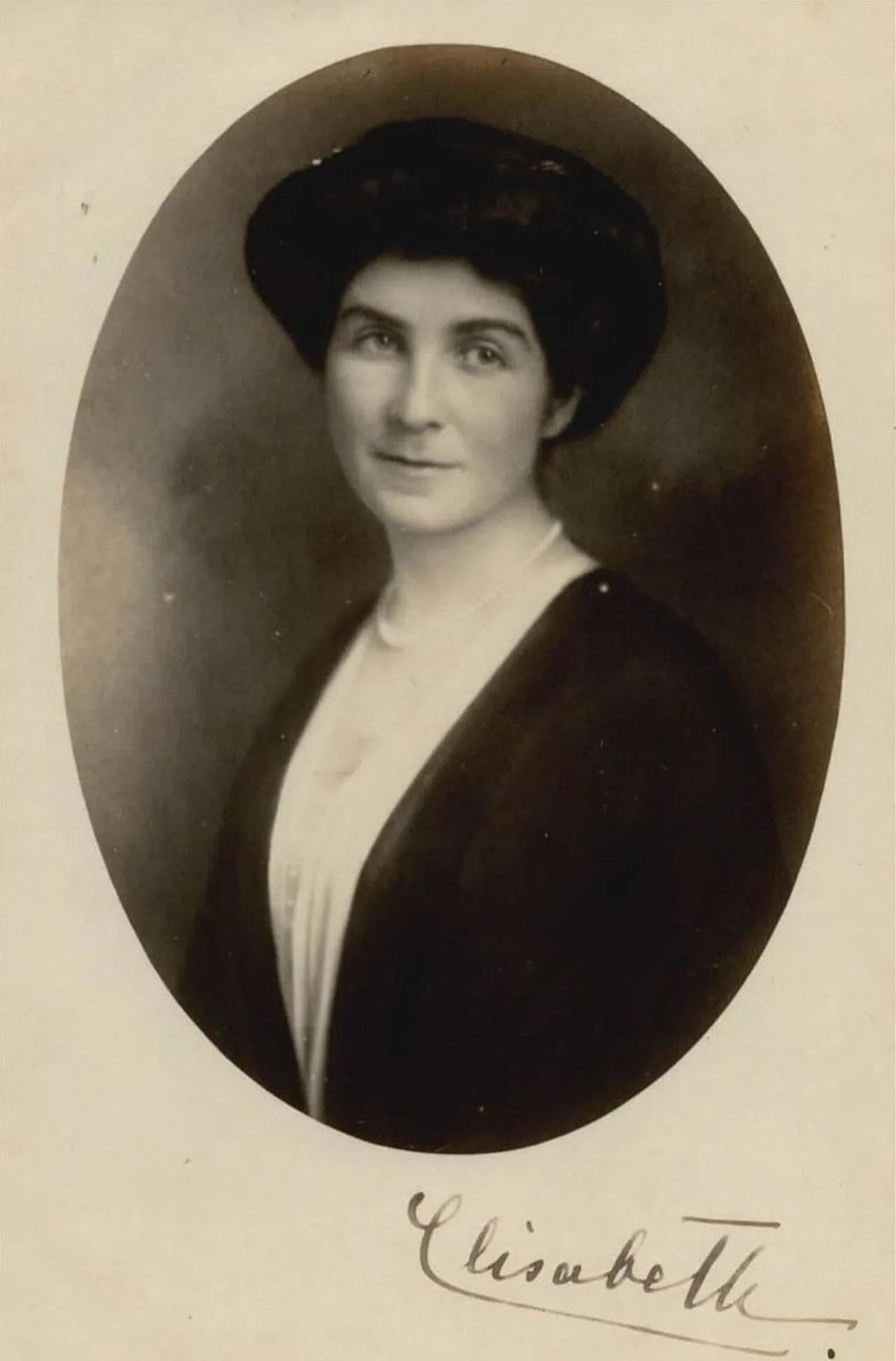 Porträt von Elisabeth Dobrzensky von Dobrzenicz (1875–1951) – Gedenkseite