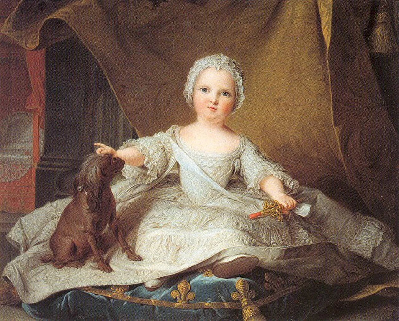 Porträt von Marie Zéphyrine (1750–1755) – Gedenkseite