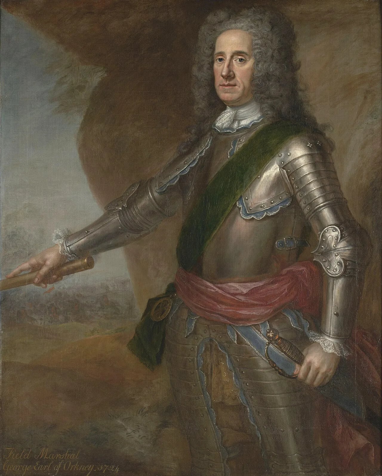 Porträt von George Hamilton, 1. Earl of Orkney (1666–1737) – Gedenkseite