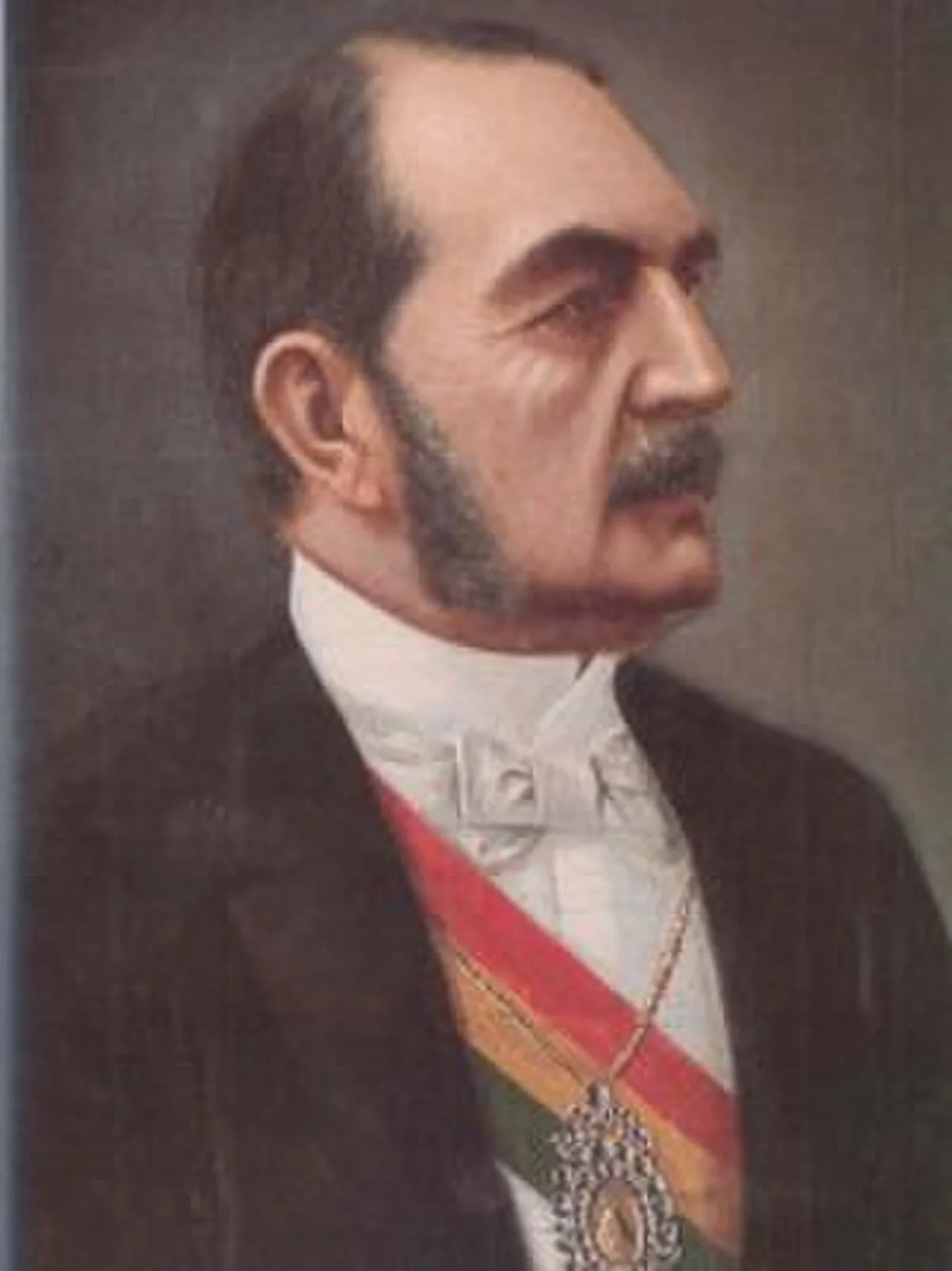Porträt von Aniceto Arce (1824–1906) – Gedenkseite