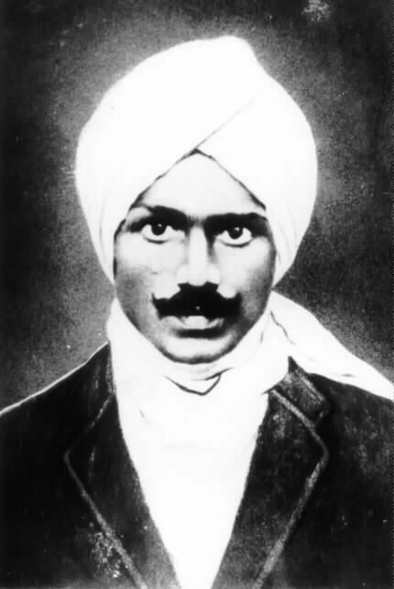 Porträt von Subramaniya Bharati (1882–1921) – Gedenkseite
