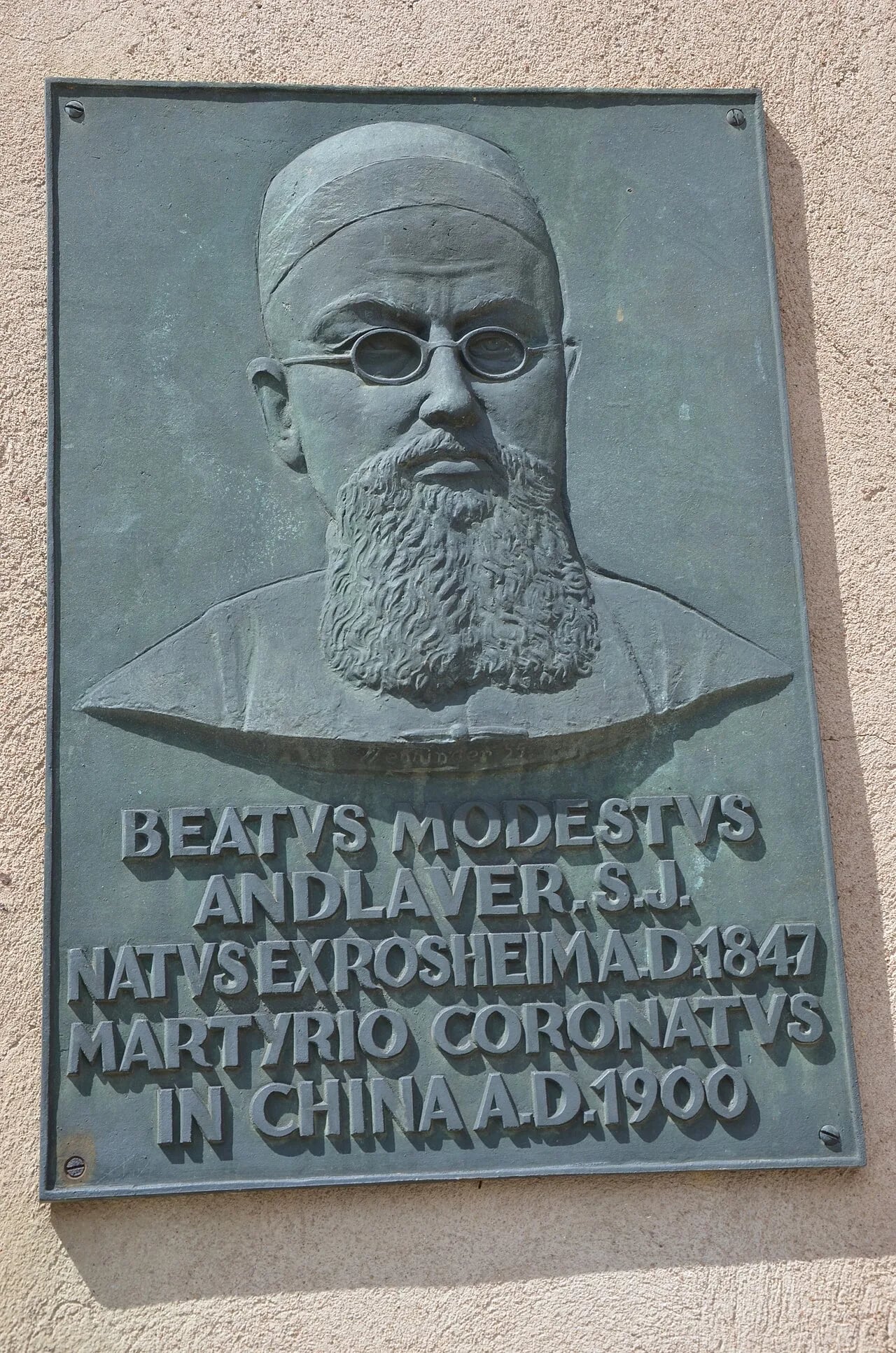Portrait of Modeste Andlauer (1847–1900) – memorial page