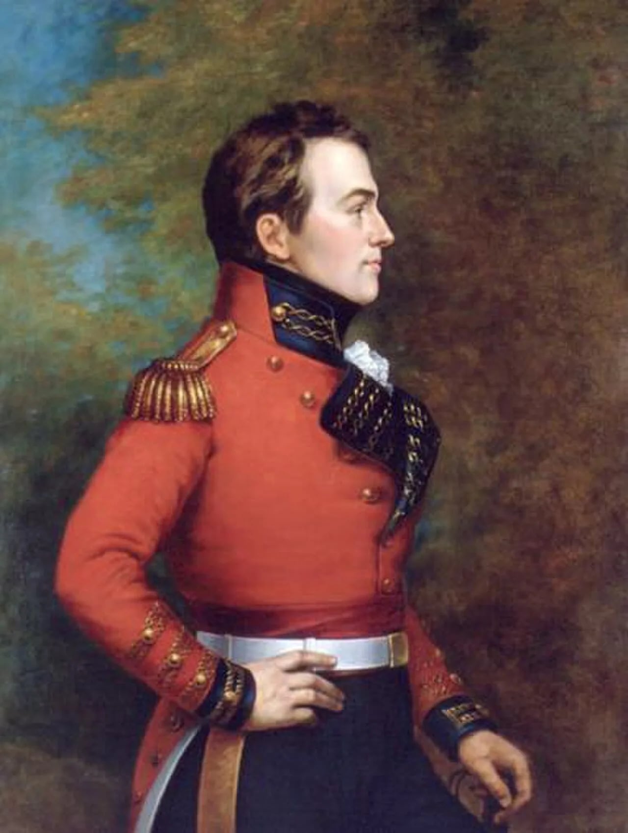 Porträt von Isaac Brock (1769–1812) – Gedenkseite