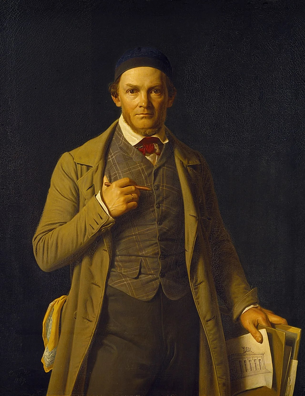 Porträt von Gottlieb Bindesbøll (1800–1856) – Gedenkseite