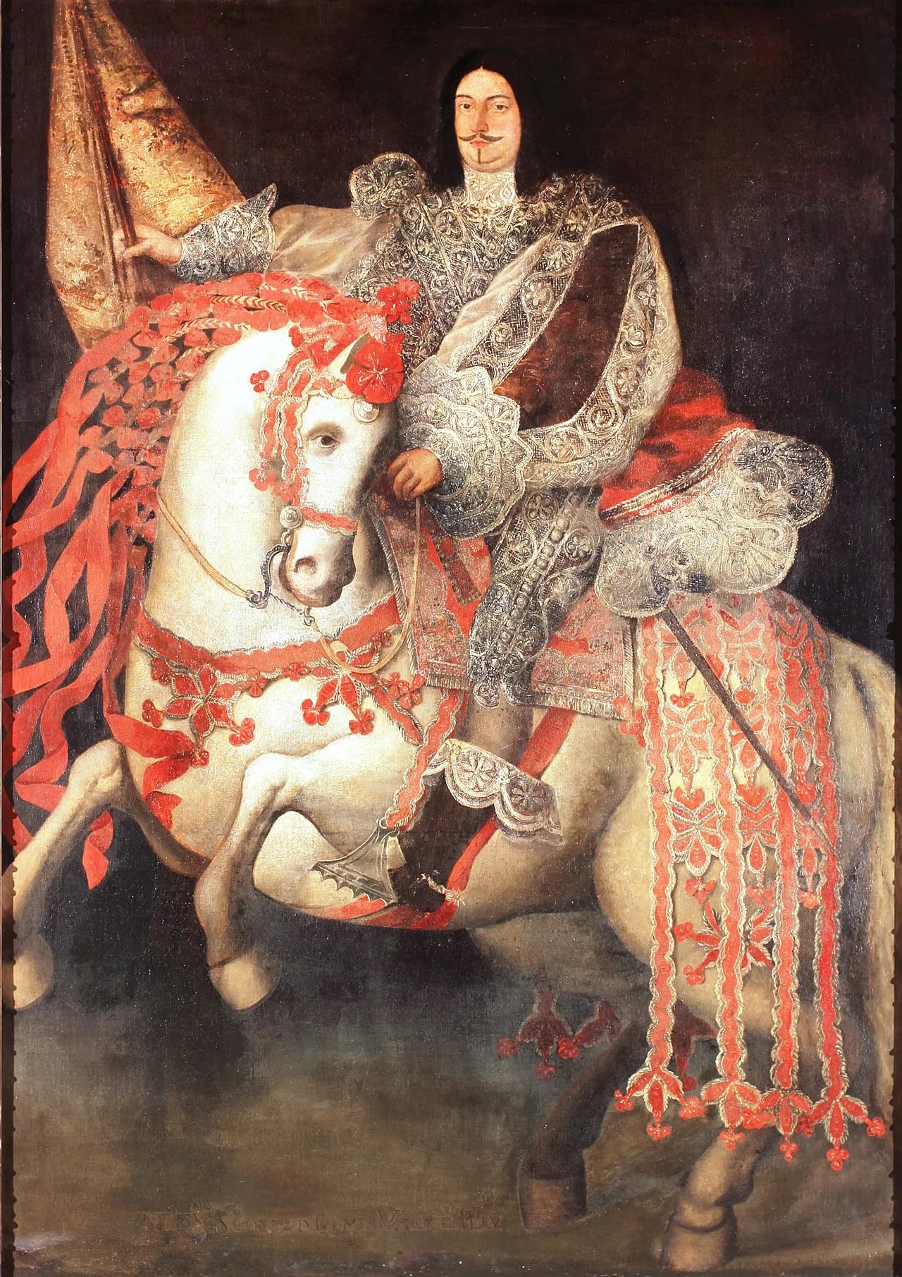 Porträt von Pedro Antonio Fernández de Castro (1632–1672) – Gedenkseite