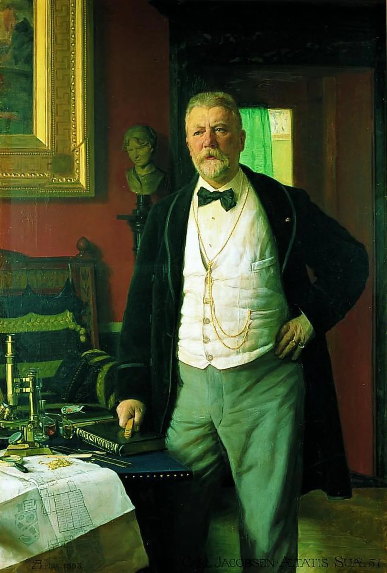 Portrait of Carl Jacobsen (1842–1914) – memorial page