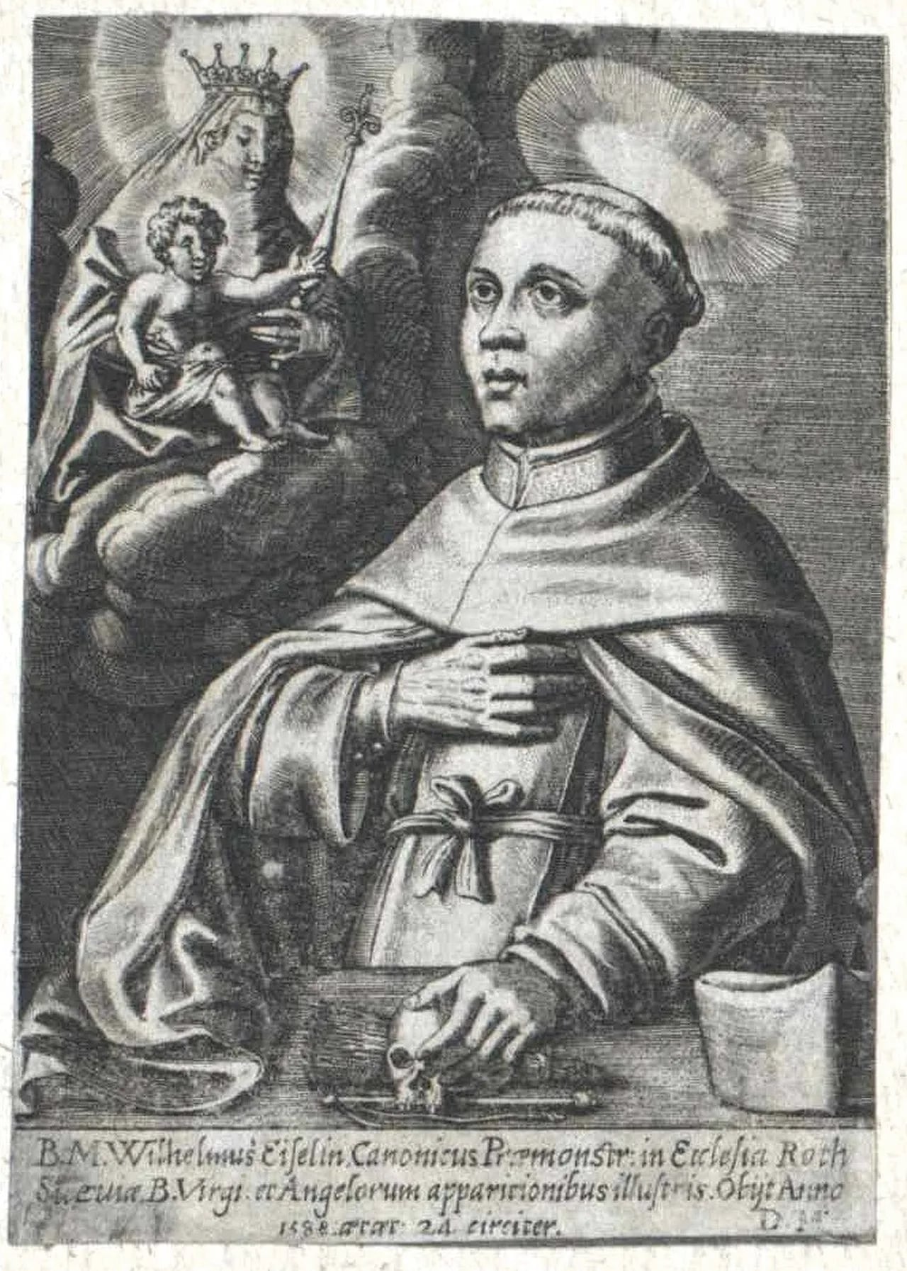 Porträt von Wilhelm Eiselin (1564–1588) – Gedenkseite