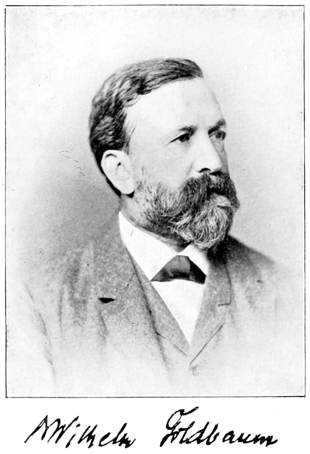 Porträt von Wilhelm Goldbaum (1843–1912) – Gedenkseite