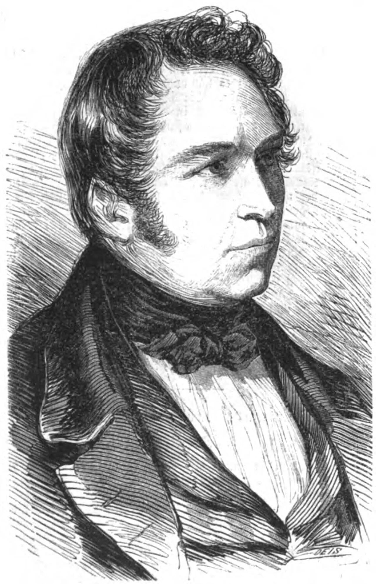 Porträt von Wilhelm Heinrich von Gwinner (1801–1866) – Gedenkseite
