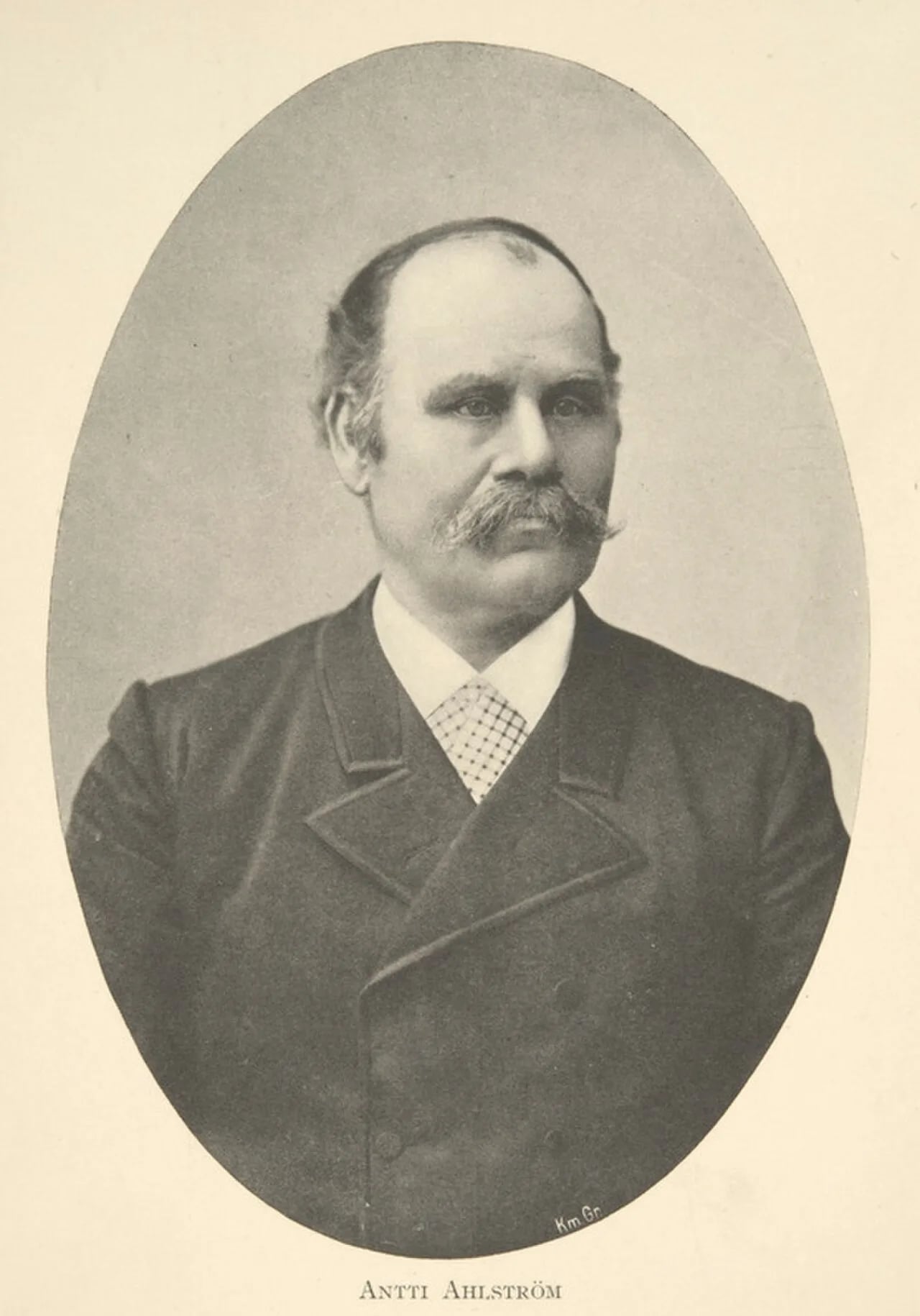 Portrait of Antti Ahlström (1827–1896) – memorial page