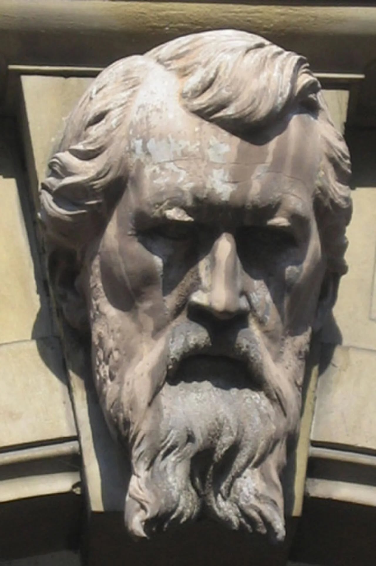 Portrait of Wilhelm Pelargus (1820–1901) – memorial page