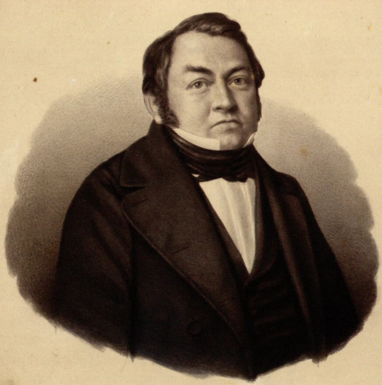 Porträt von Wilhelm Theophor Dittenberger (1807–1871) – Gedenkseite