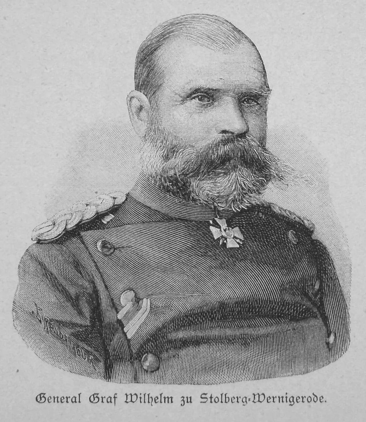 Portrait of Wilhelm zu Stolberg-Wernigerode (1807–1898) – memorial page