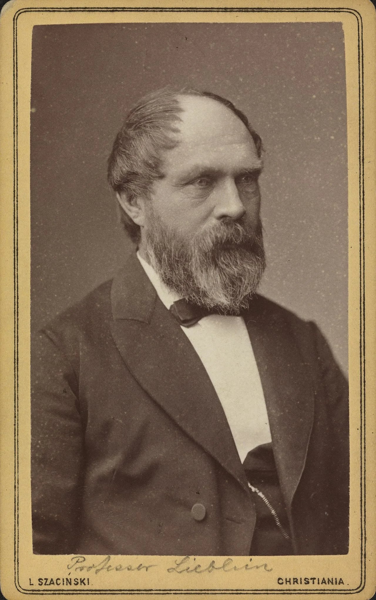 Porträt von Jens Lieblein (1827–1911) – Gedenkseite
