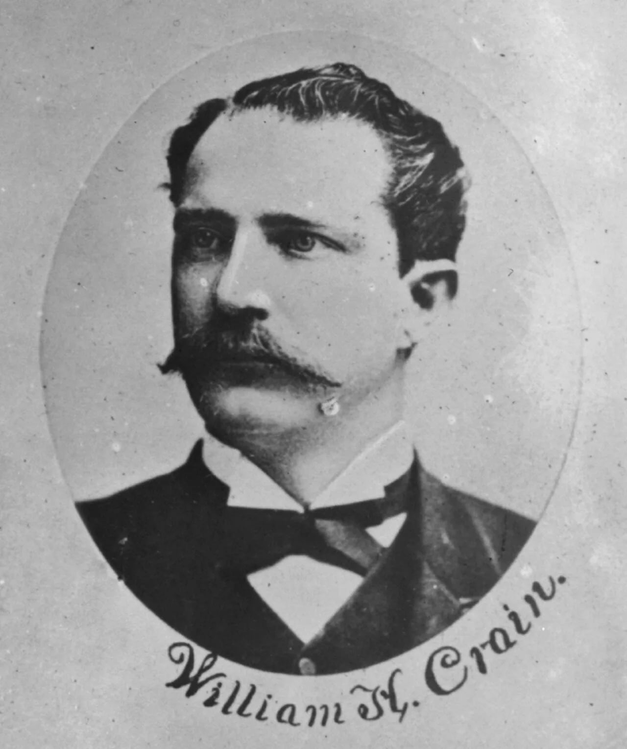 Porträt von William H. Crain (1848–1896) – Gedenkseite