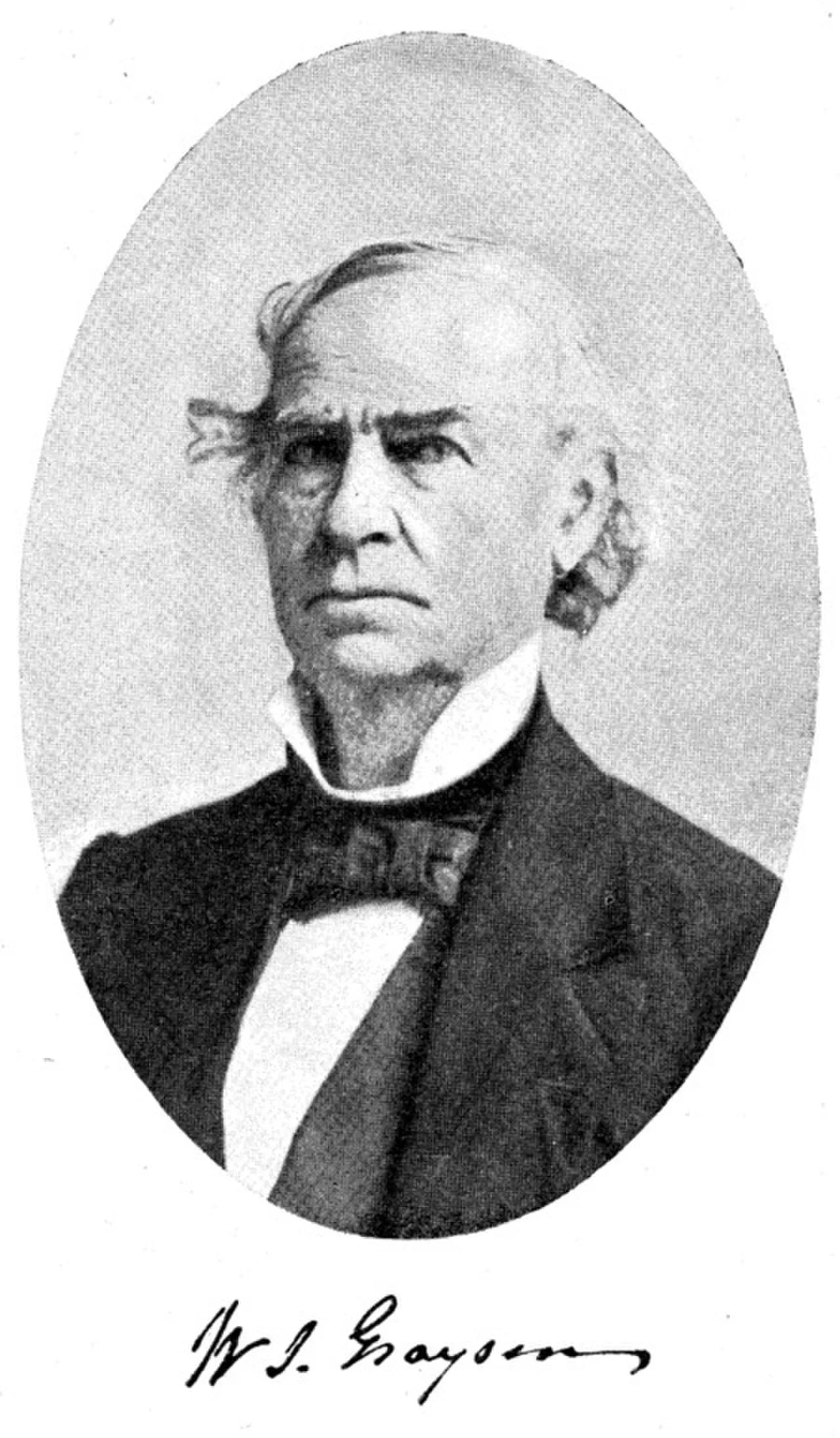 Porträt von William J. Grayson (1788–1863) – Gedenkseite