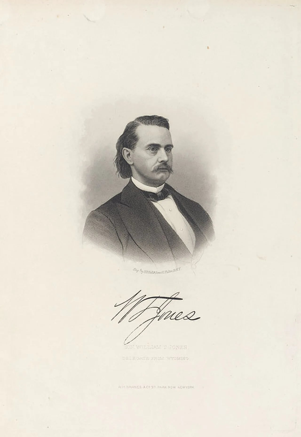 Portrait of William Theopilus Jones (1842–1882) – memorial page