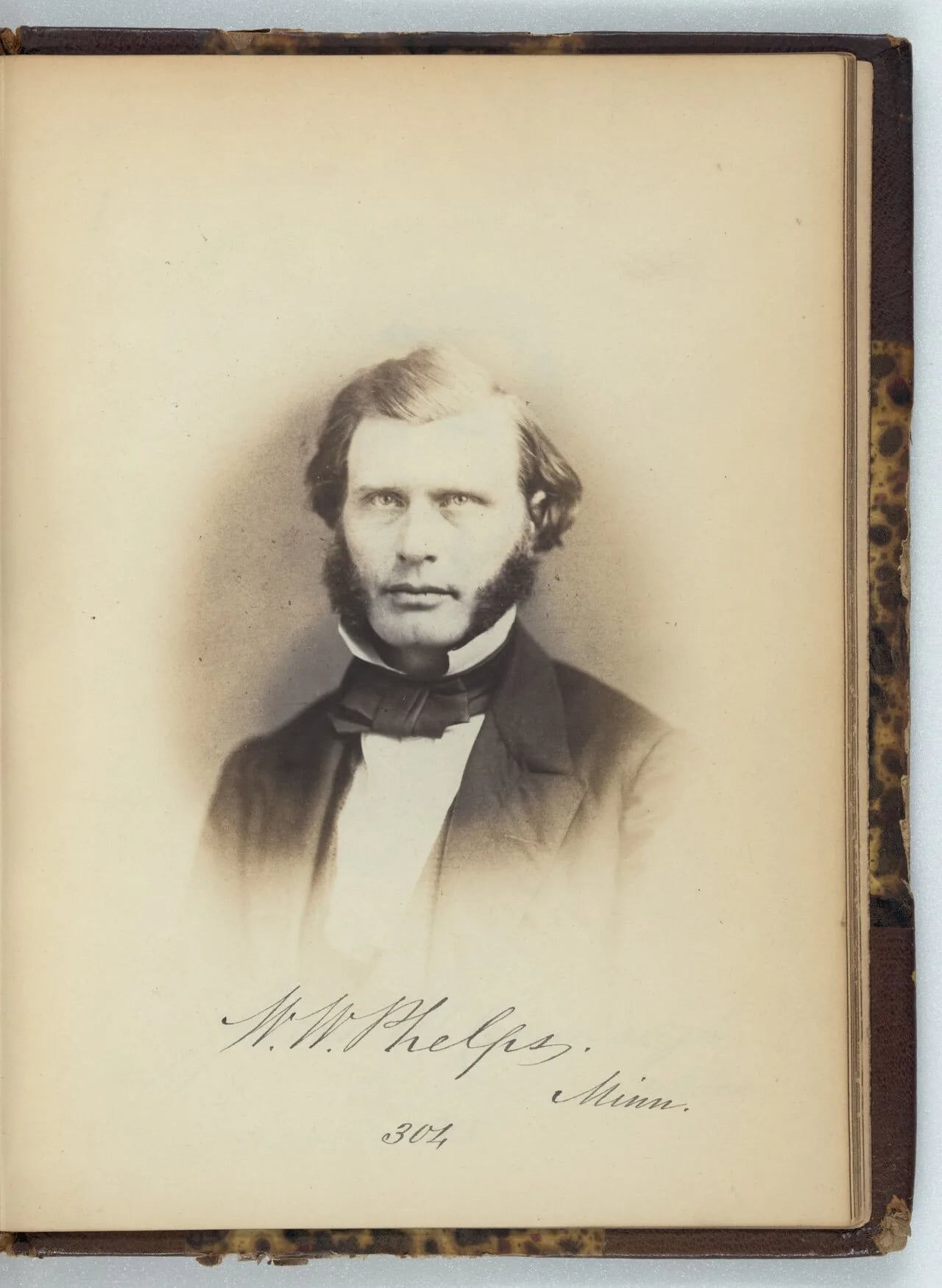 Portrait of William Wallace Phelps (1826–1873) – memorial page