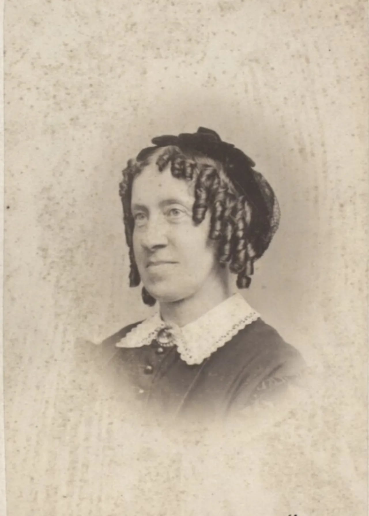 Portrait of Louise Bjørnsen (1824–1899) – memorial page