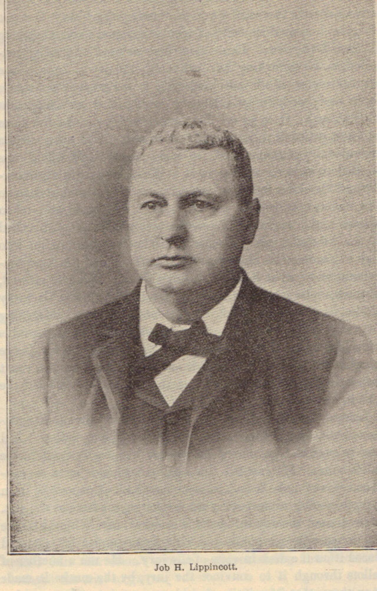 Porträt von Job Hilliard Lippincott (1842–1900) – Gedenkseite