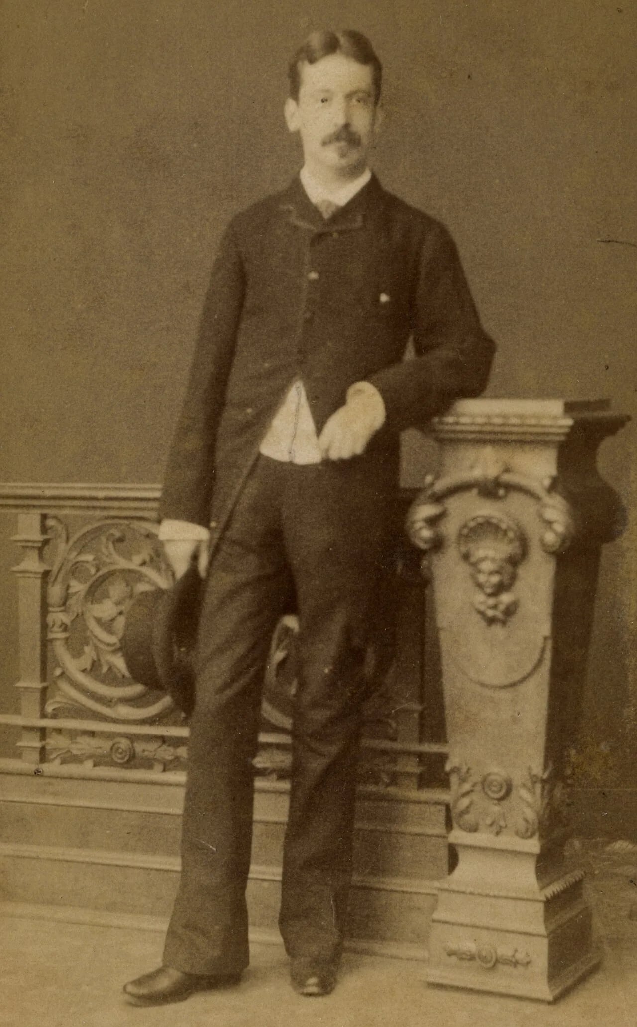 Porträt von Cornelis Johan Adriaan Bichon van IJsselmonde (1855–1923) – Gedenkseite