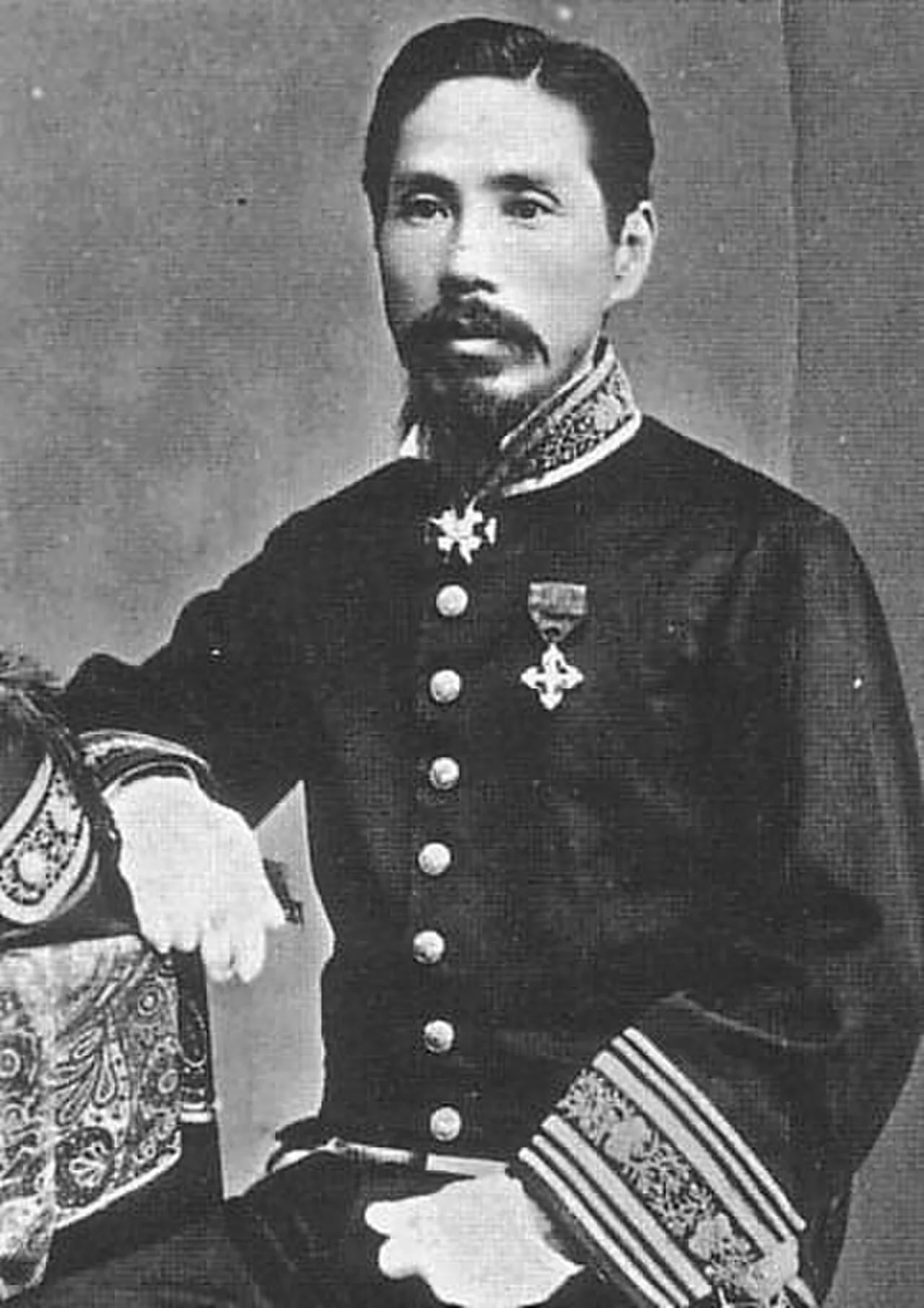 Portrait of Utsumi Tadakatsu (1843–1905) – memorial page
