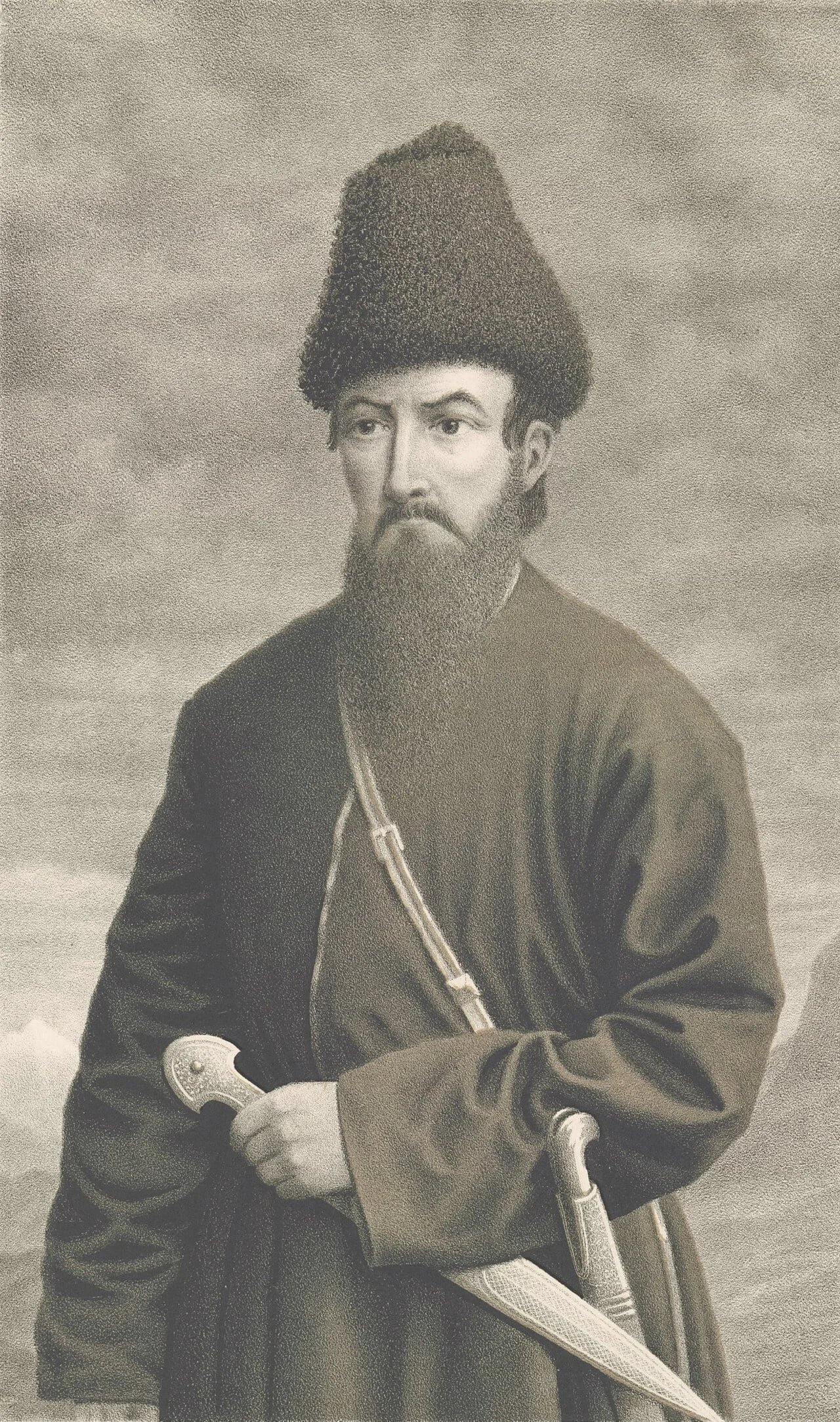 Porträt von Aleksandre Batonischwili (1770–1844) – Gedenkseite