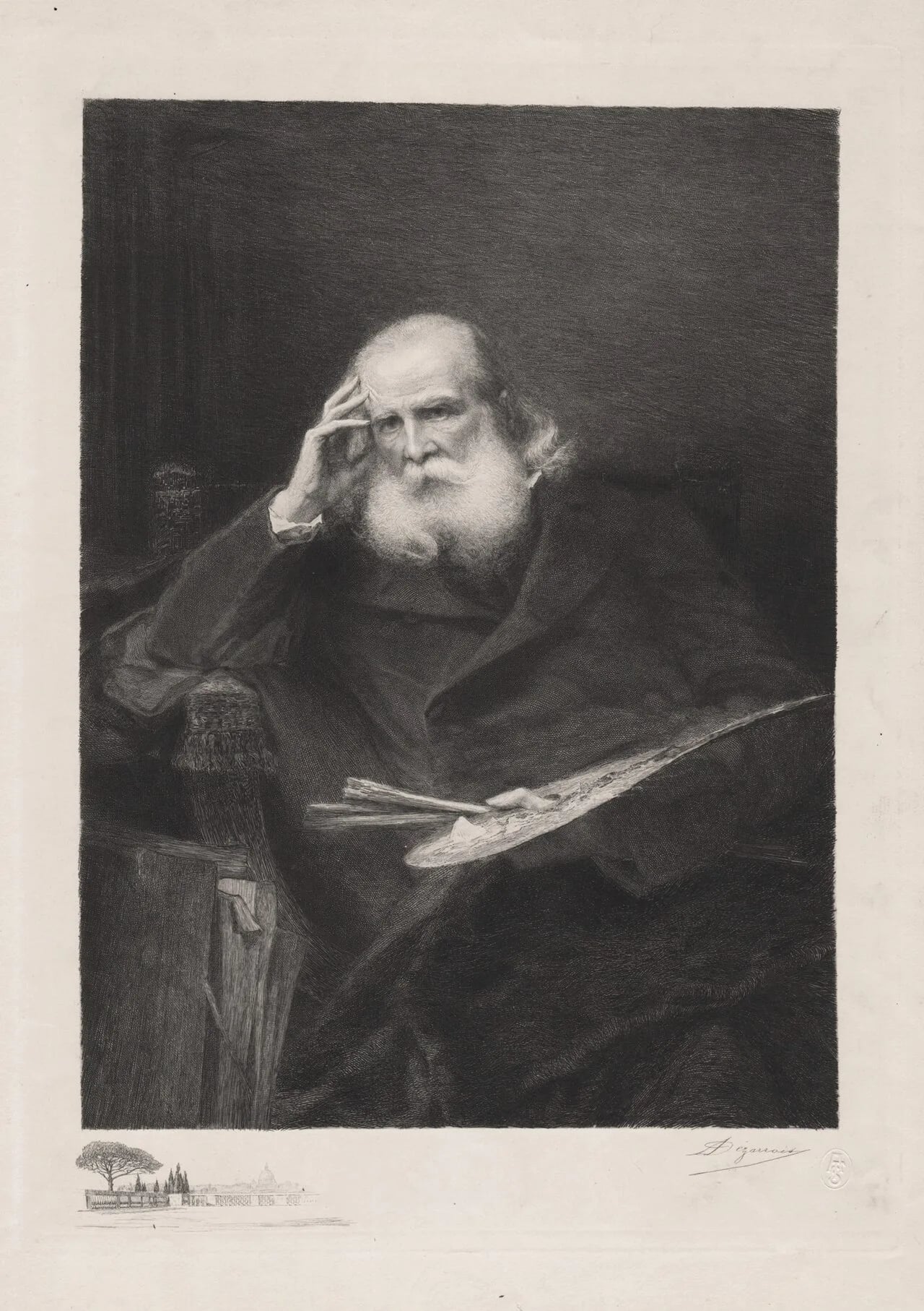 Porträt von Antoine François Dezarrois (1864–1939) – Gedenkseite