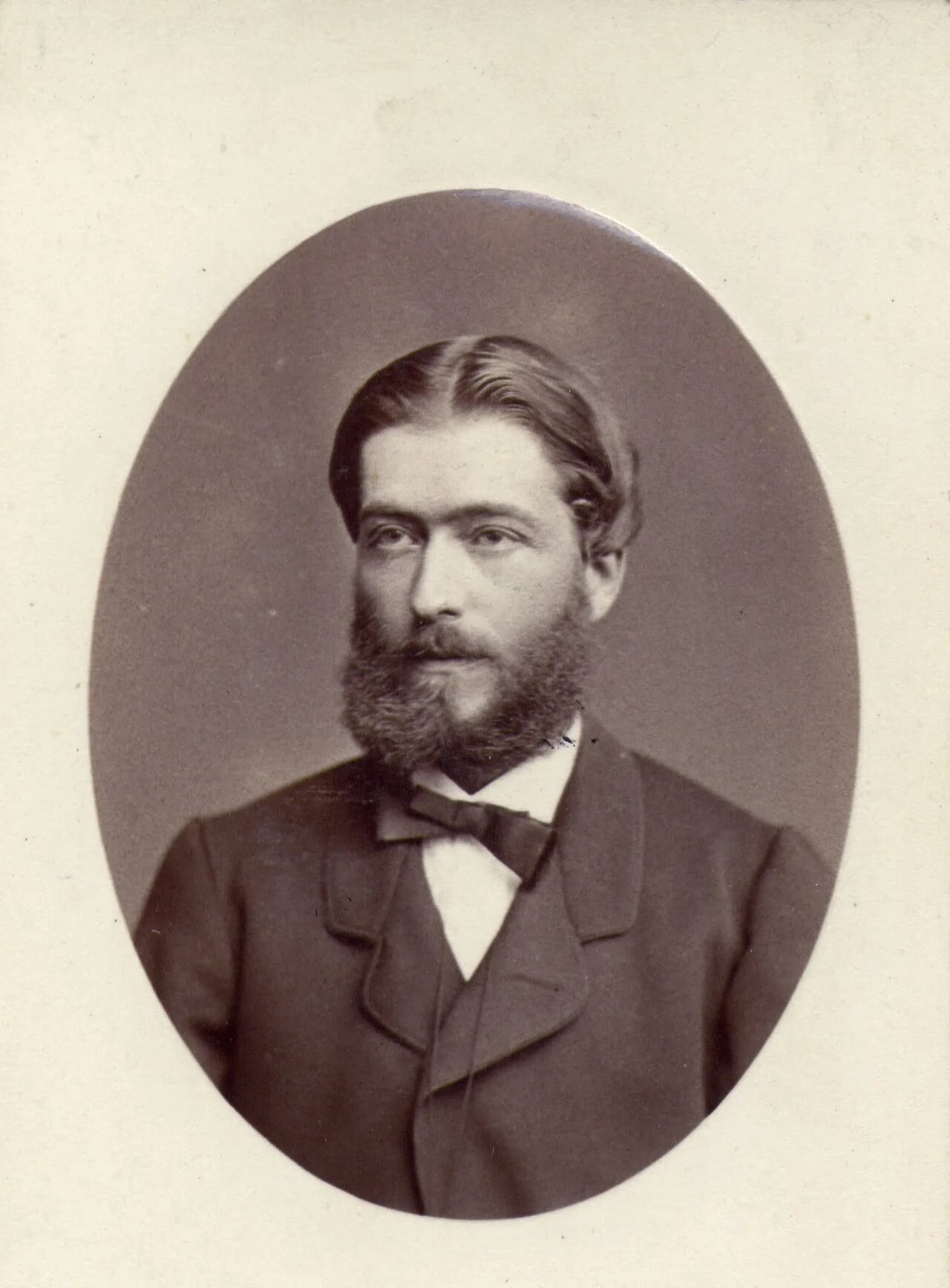 Porträt von Xaver Joseph Nessel (1834–1918) – Gedenkseite