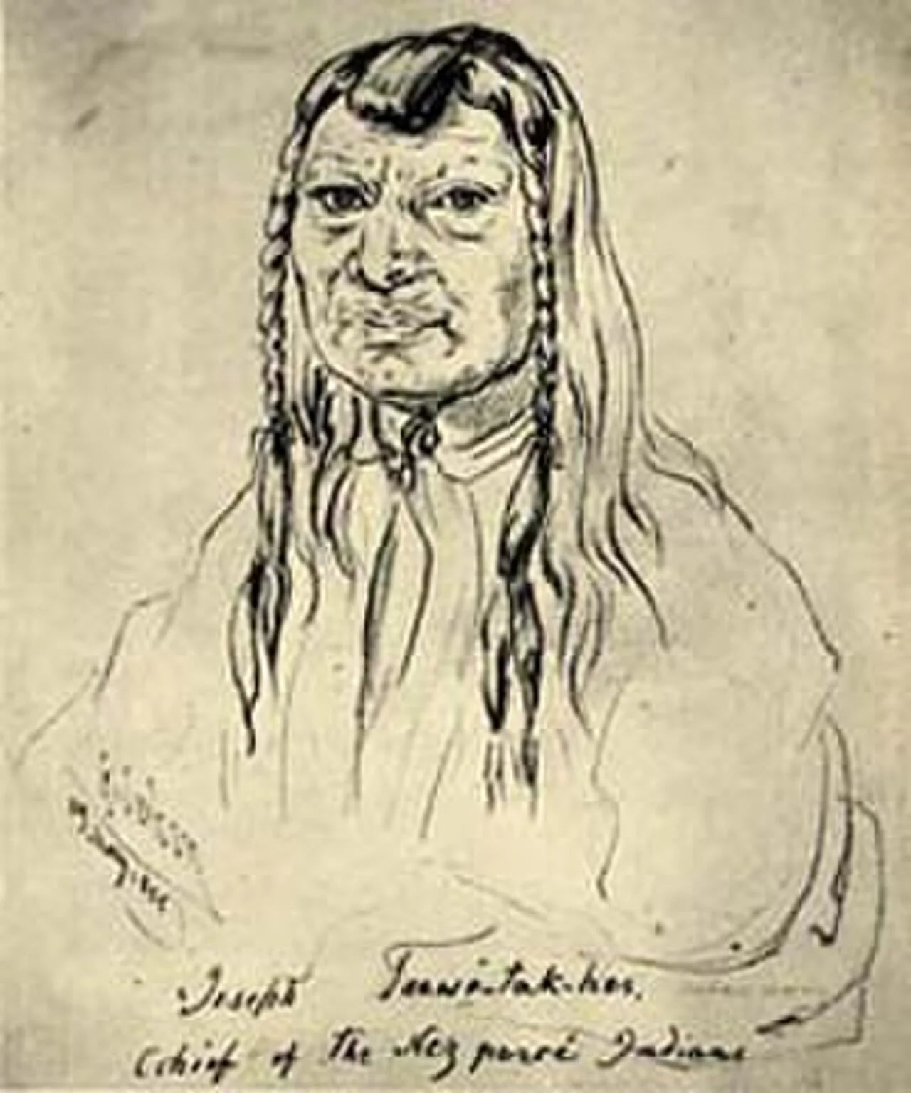 Portrait of Old Chief Joseph (1785–1871) – memorial page