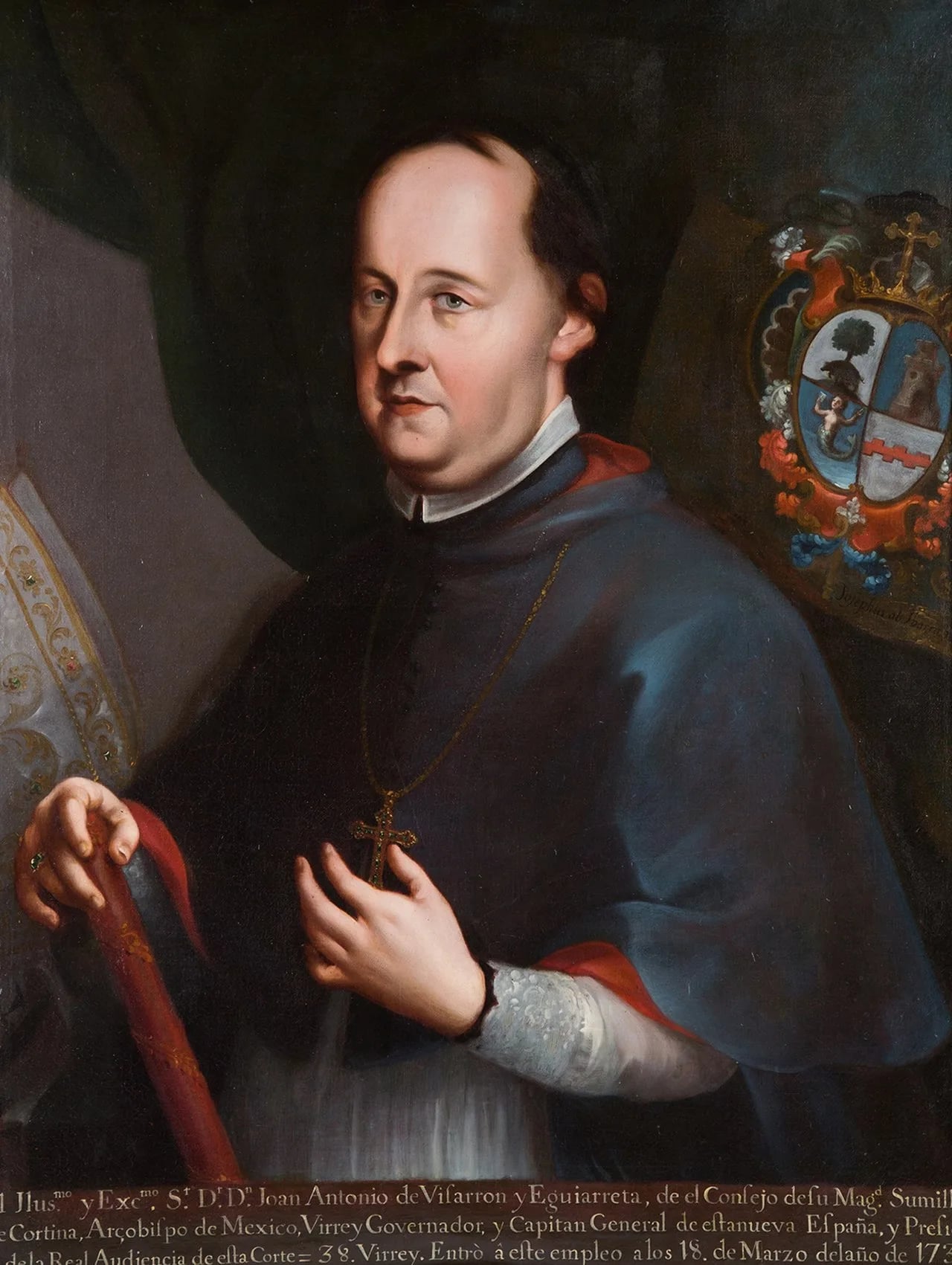 Porträt von Juan Antonio de Vizarrón y Eguiarreta (1682–1747) – Gedenkseite