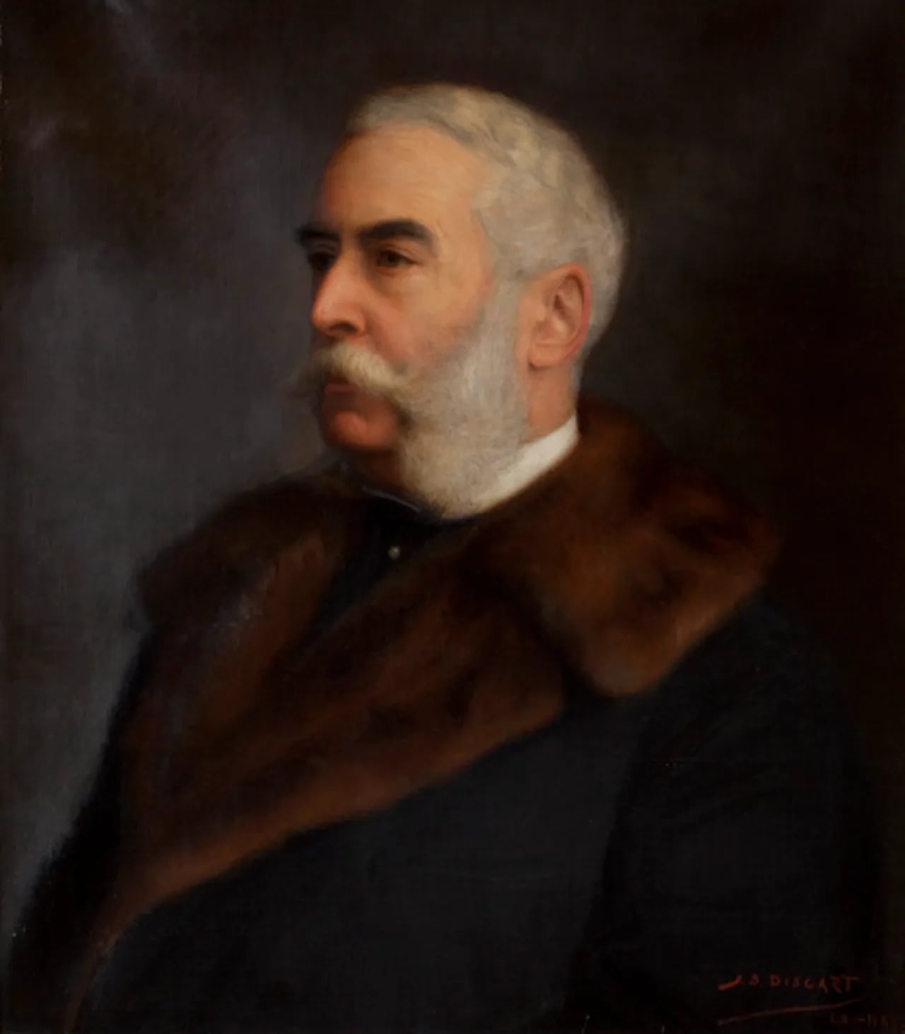 Porträt von Adolf Jacob Carel van Pallandt van Neerijnen (1838–1920) – Gedenkseite