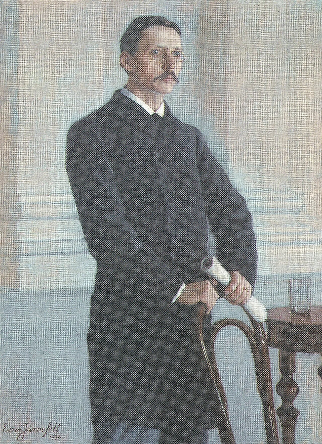 Porträt von Joh. Rich. Danielson-Kalmari (1853–1933) – Gedenkseite