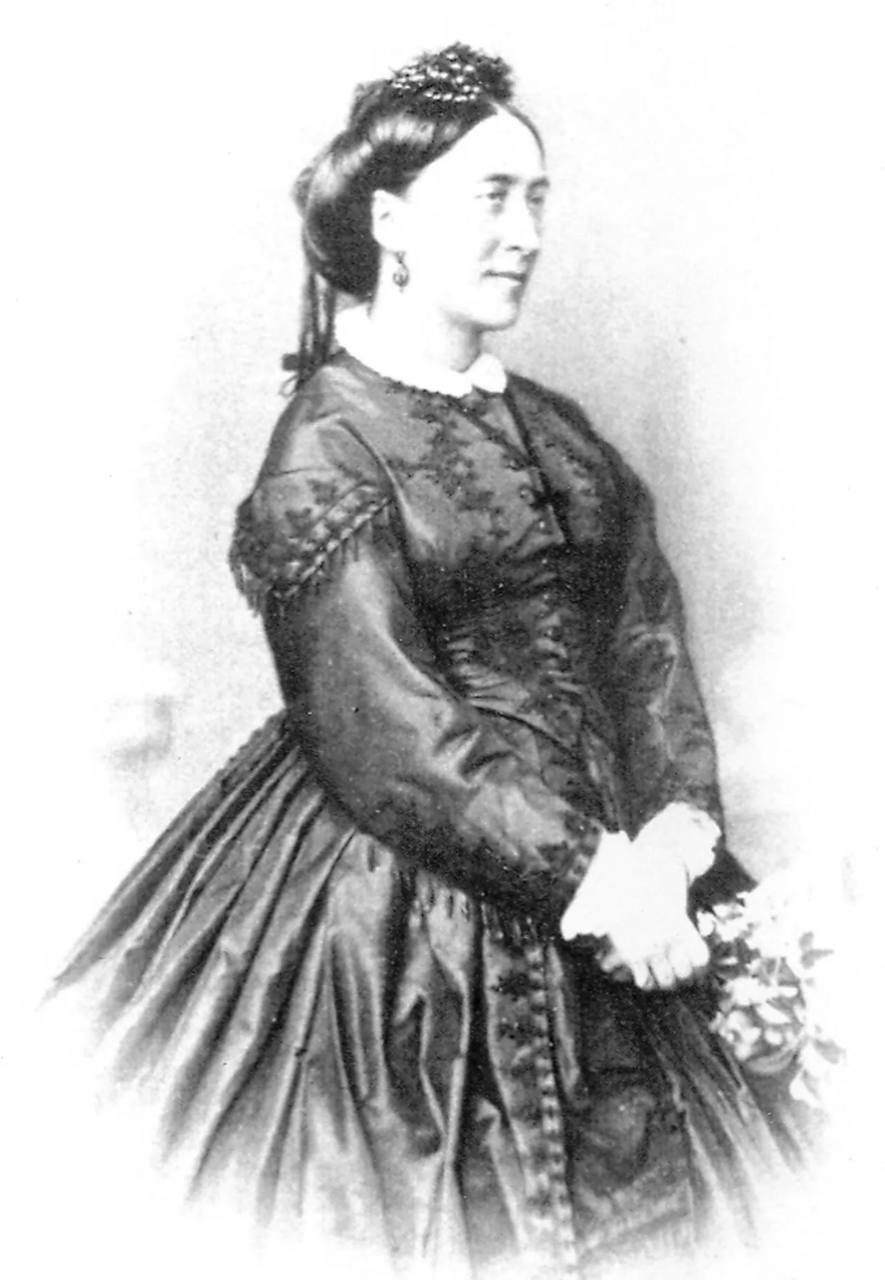 Porträt von Caroline Marianne von Mecklenburg-Strelitz (1821–1876) – Gedenkseite