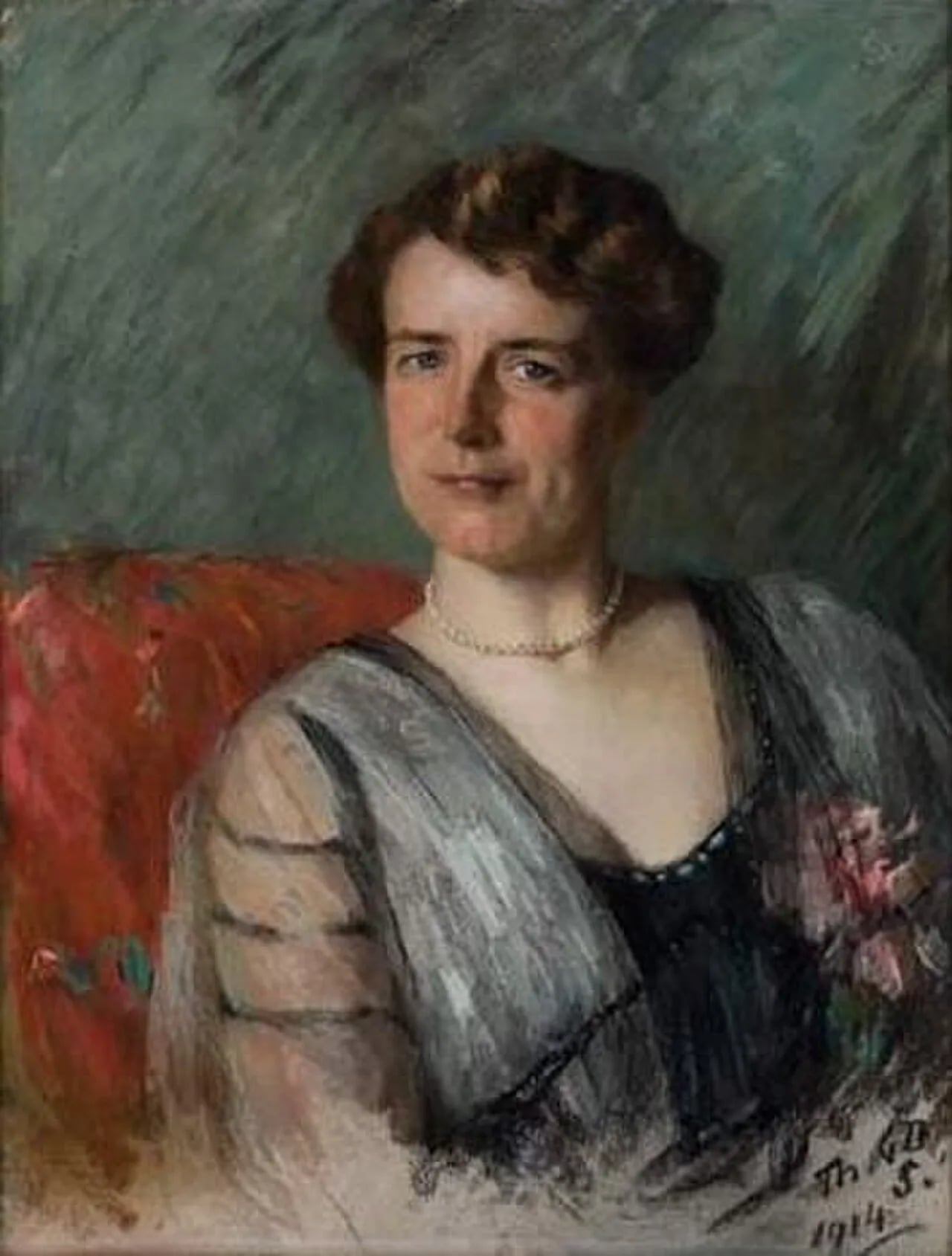 Porträt von Welmoet Wijnaendts Francken-Dyserinck (1876–1956) – Gedenkseite