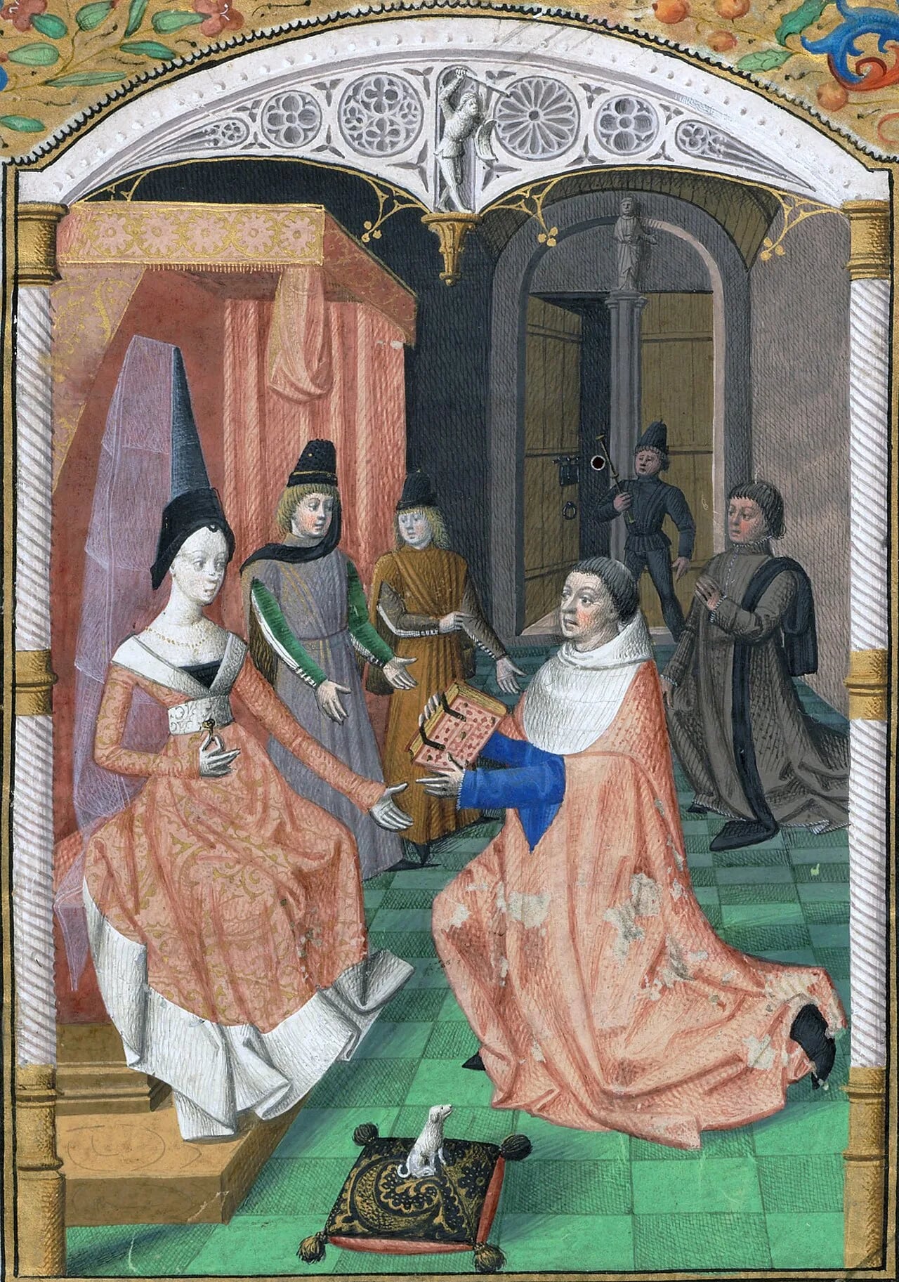 Porträt von Jolande von Frankreich (1434–1478) – Gedenkseite