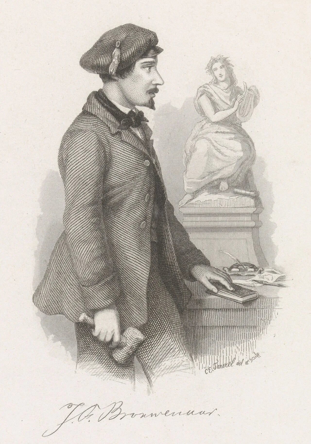 Portrait of Jan François Brouwenaar (1815–1849) – memorial page