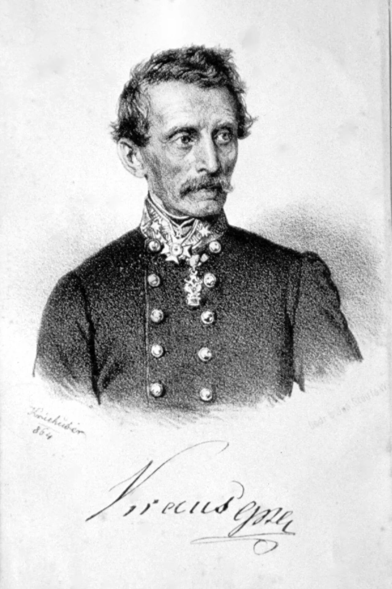 Portrait of Felix von Kraus (1805–1875) – memorial page