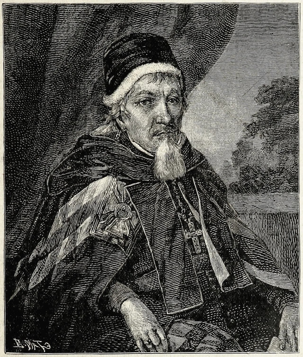 Porträt von Florian Hrebnicki (1683–1762) – Gedenkseite
