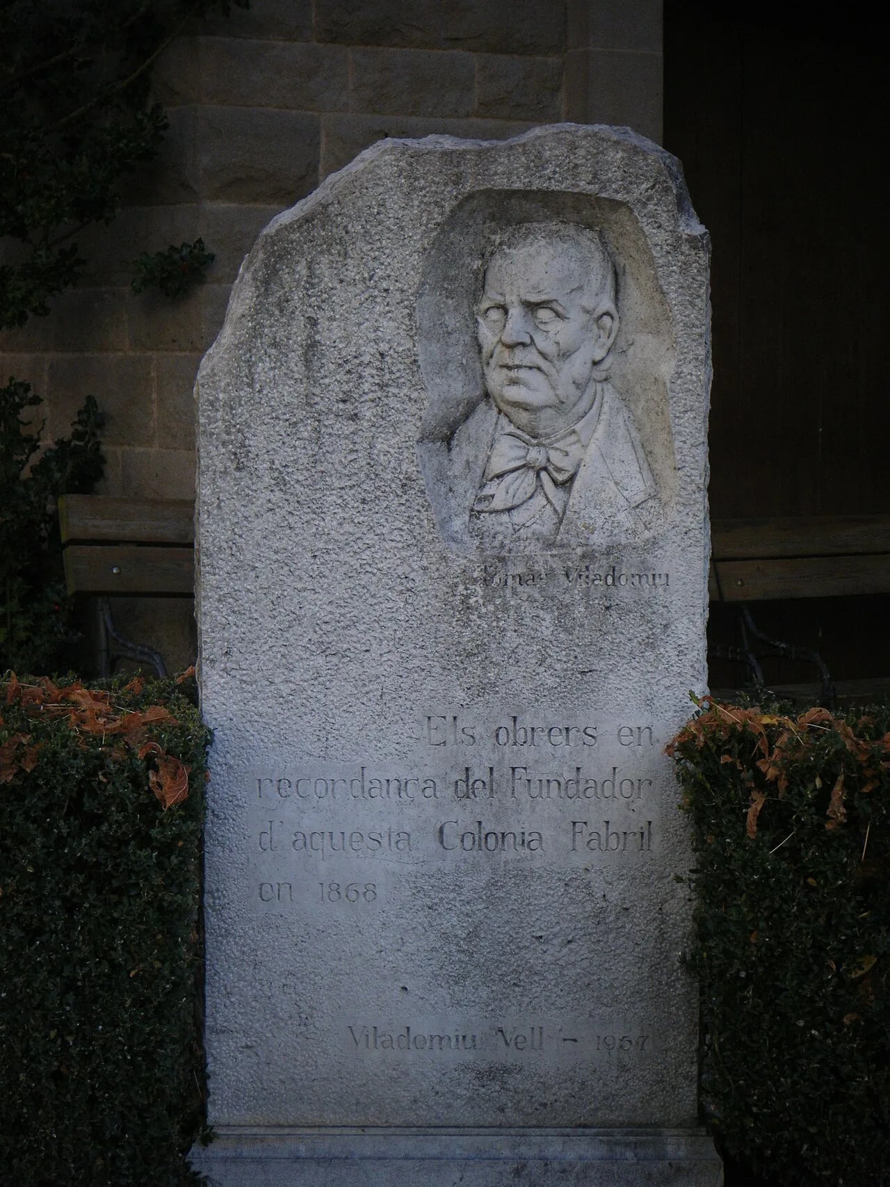 Porträt von Tomàs Viladomiu i Bertran (1809–1887) – Gedenkseite